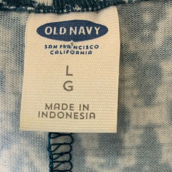 Old Navy Tunic Top Womens Large Long Sleeve Geometric Stretch Flowy Casual - Picture 7 of 9